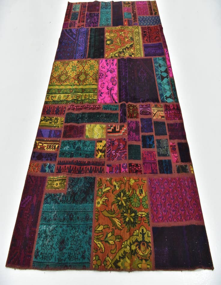 Detail image of  5' 5 x 8' 3  Hand Knotted Ultra Vintage Persian Wool Rug