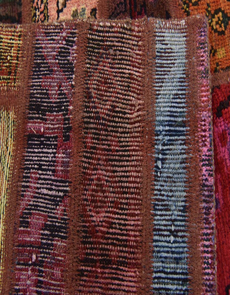 Detail image of  5' 6 x 7' 5  Hand Knotted Ultra Vintage Persian Wool Rug