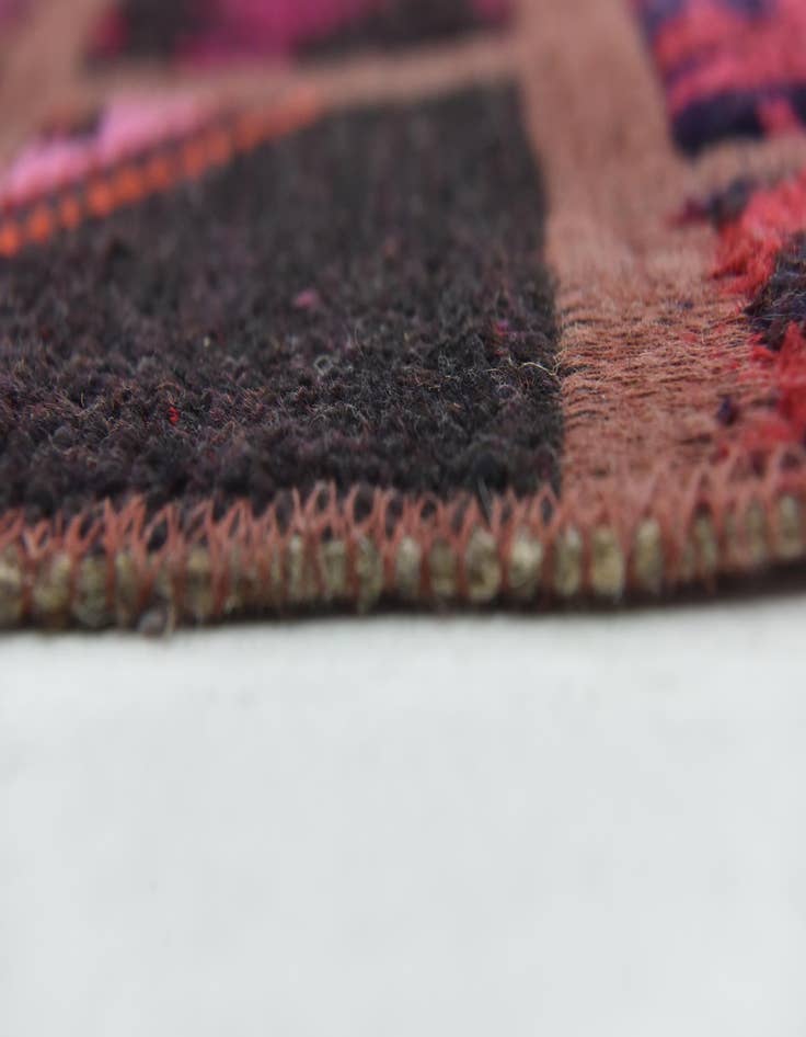 Detail image of  5' 6 x 7' 5  Hand Knotted Ultra Vintage Persian Wool Rug