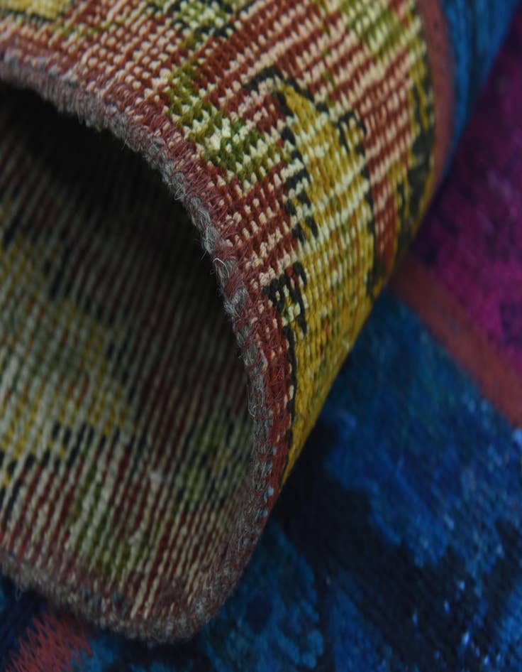 Detail image of  5' 6 x 7' 8  Hand Knotted Ultra Vintage Persian Wool Rug