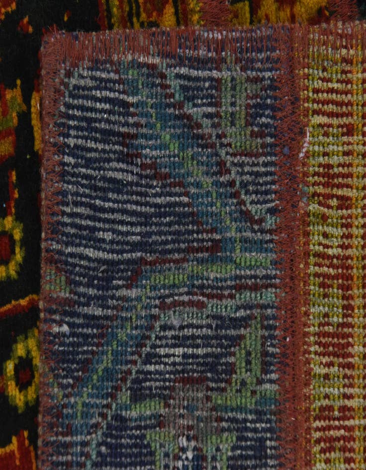 Detail image of  5' 8 x 7' 6  Hand Knotted Ultra Vintage Persian Wool Rug