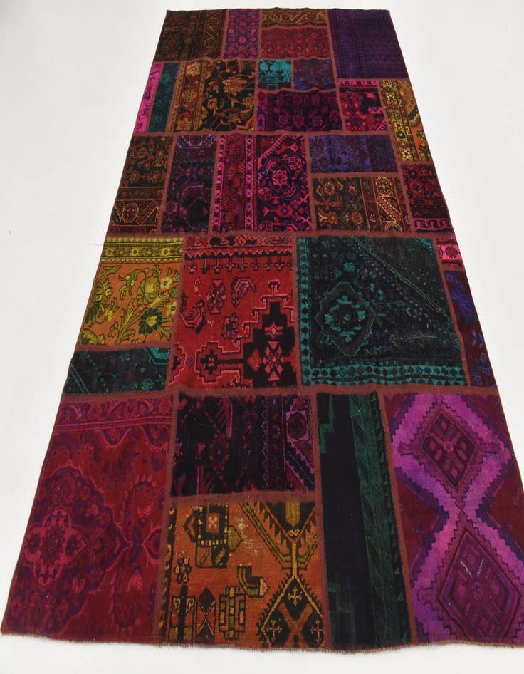 Detail image of  5' 6 x 7' 10  Hand Knotted Ultra Vintage Persian Wool Rug