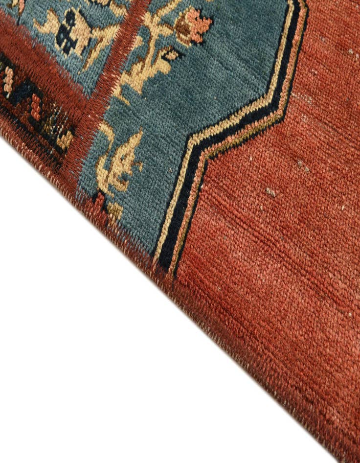 Detail image of  6' 5 x 9' 7  Hand Knotted Ultra Vintage Persian Wool Rug