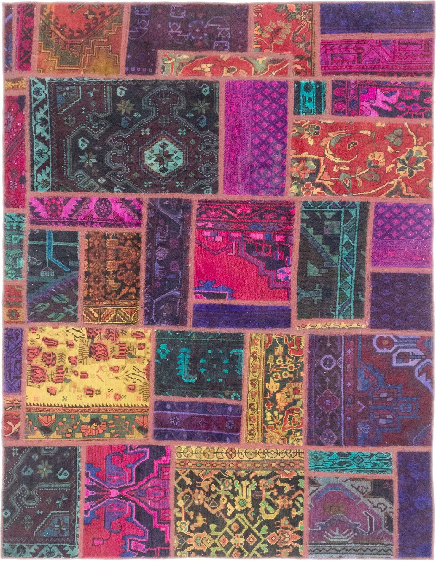 Primary image  5' 4 x 7' 4  Hand Knotted Ultra Vintage Persian Wool Rug