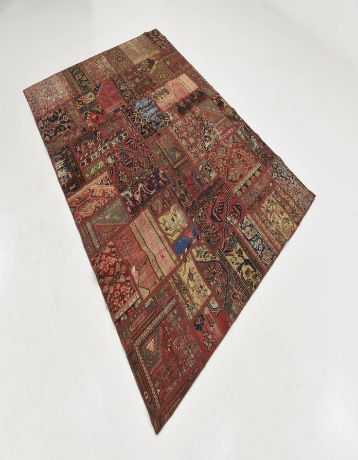 Detail image of  6' 9 x 9' 4  Hand Knotted Ultra Vintage Persian Wool Rug