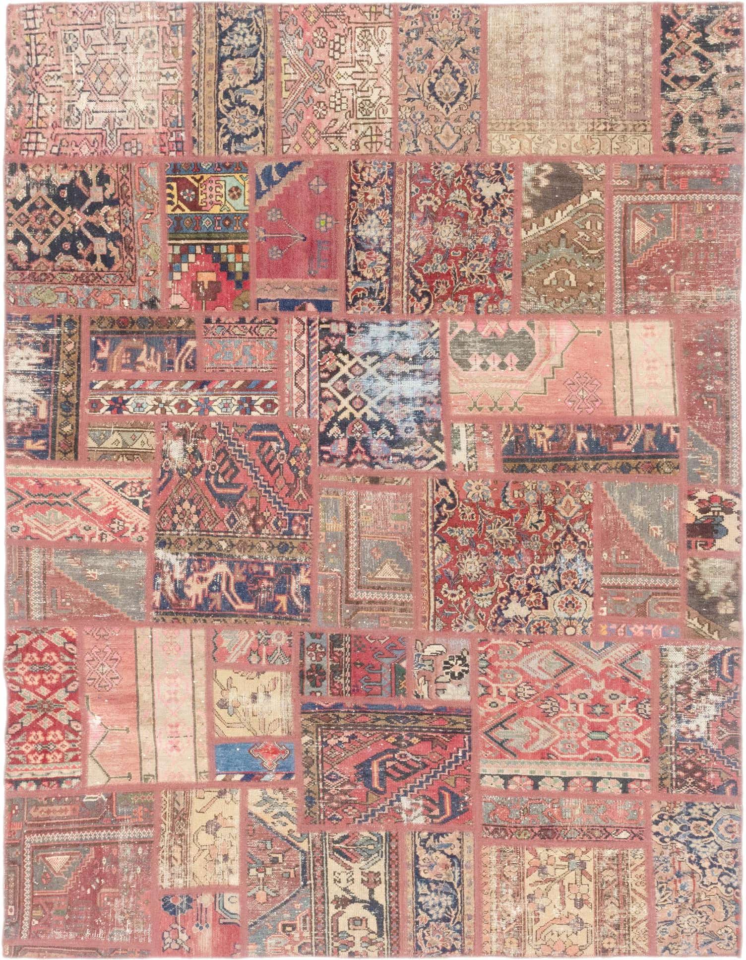 Primary image  6' 9 x 9' 4  Hand Knotted Ultra Vintage Persian Wool Rug