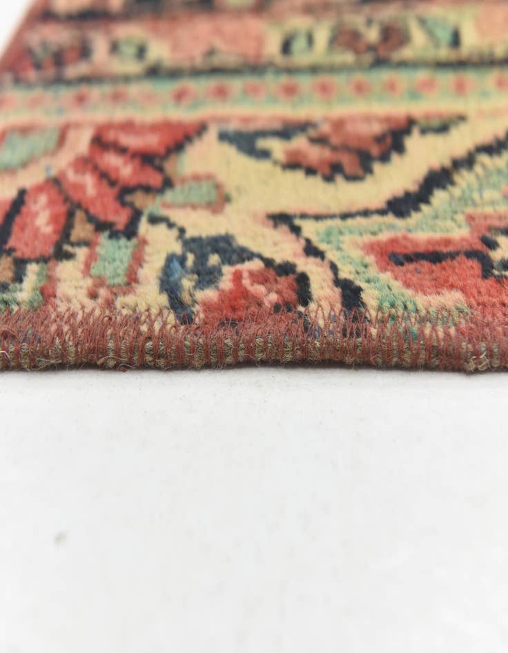 Detail image of  6' 2 x 8' 8  Hand Knotted Ultra Vintage Persian Wool Rug