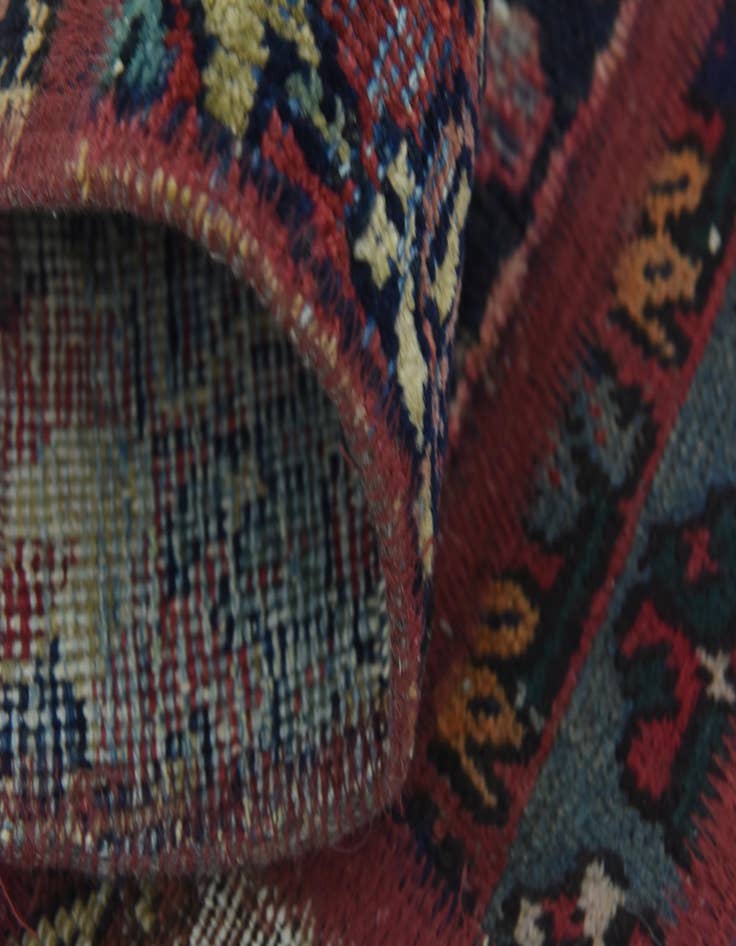 Detail image of  6' 2 x 8' 8  Hand Knotted Ultra Vintage Persian Wool Rug