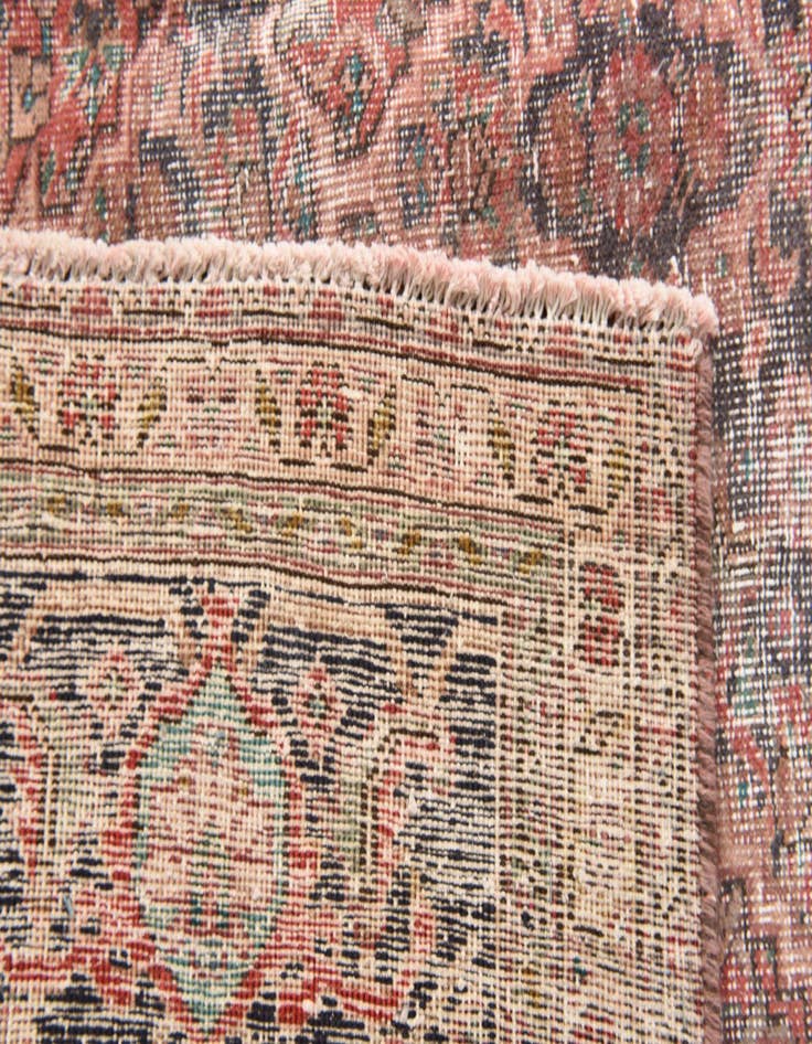 Detail image of  6' 8 x 9' 3  Hand Knotted Ultra Vintage Persian Wool Rug
