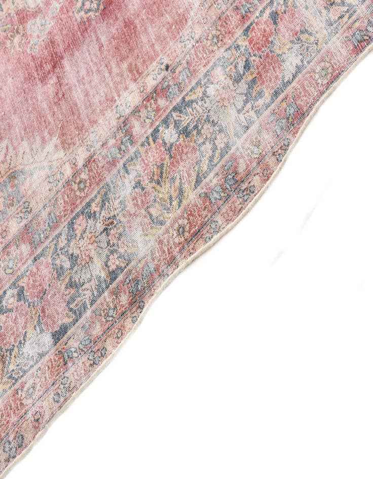 Detail image of  6' 7 x 9' 8  Hand Knotted Ultra Vintage Persian Wool Rug