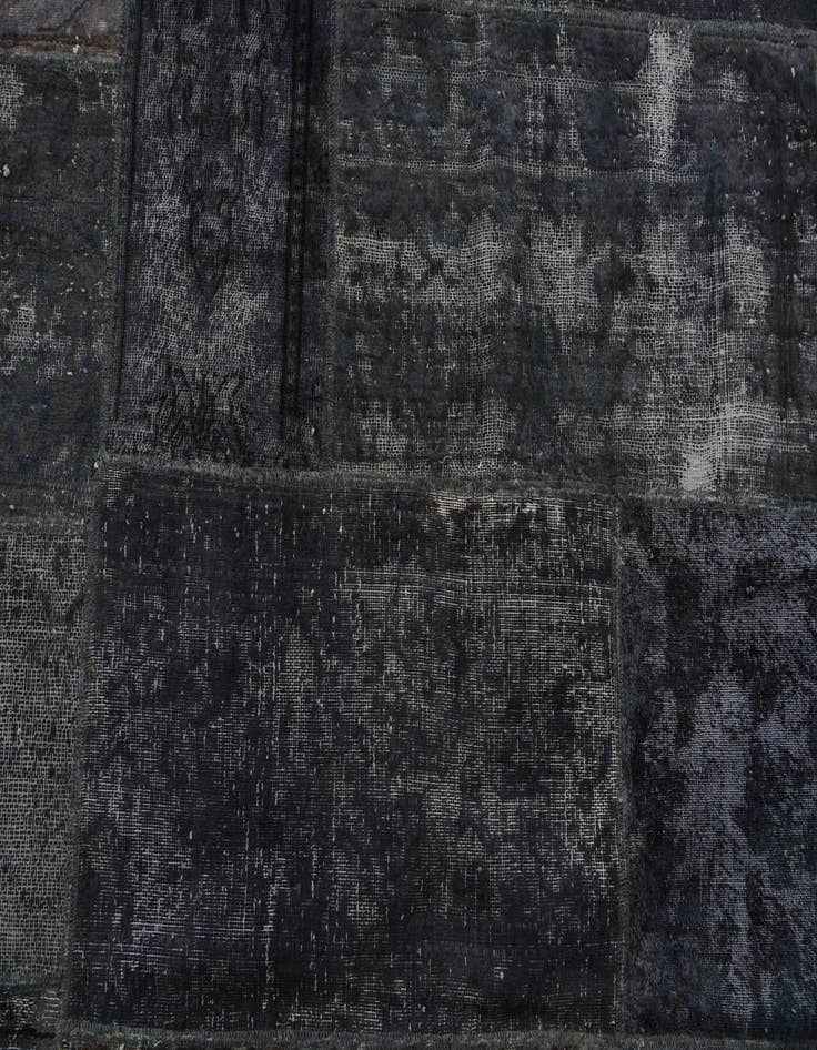 Detail image of  6' x 9'  Hand Knotted Ultra Vintage Persian Wool Rug