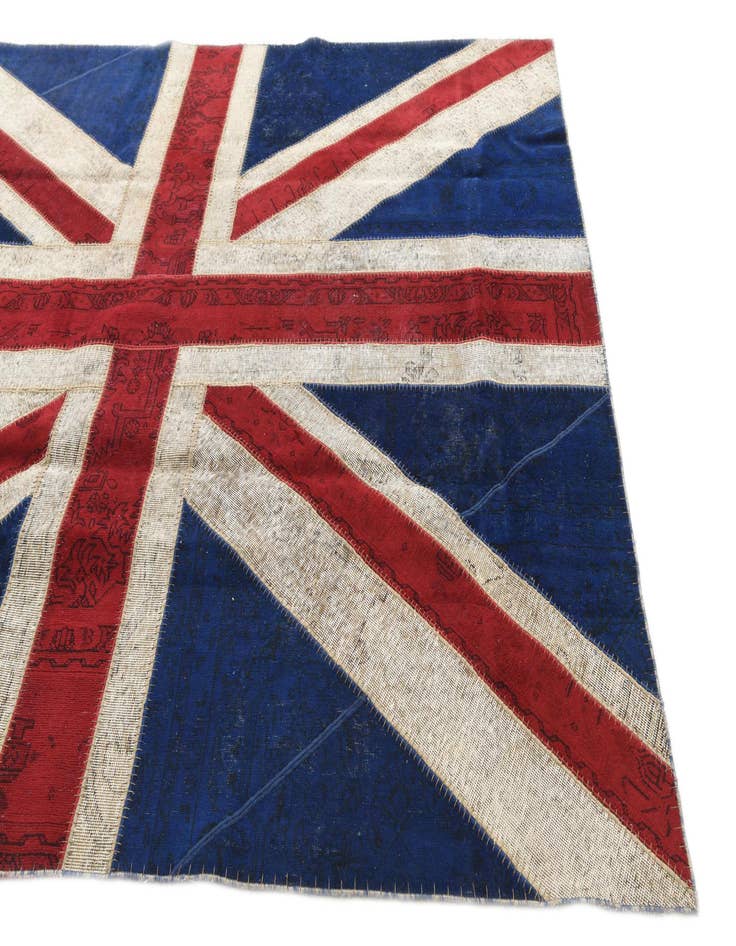 Detail image of  7' x 9' 2  Hand Knotted Ultra Vintage Persian Wool Rug