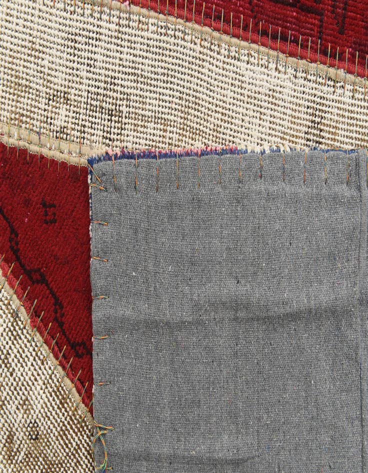 Detail image of  7' x 9' 2  Hand Knotted Ultra Vintage Persian Wool Rug