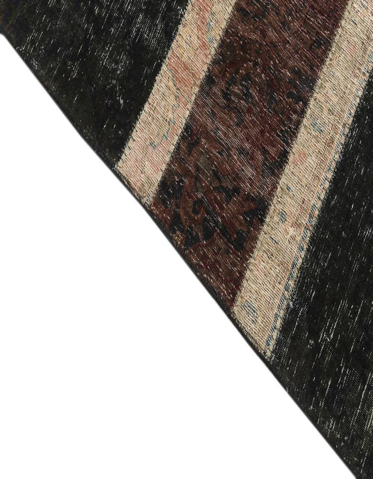 Detail image of  5' x 6' 8  Hand Knotted Ultra Vintage Persian Wool Rug