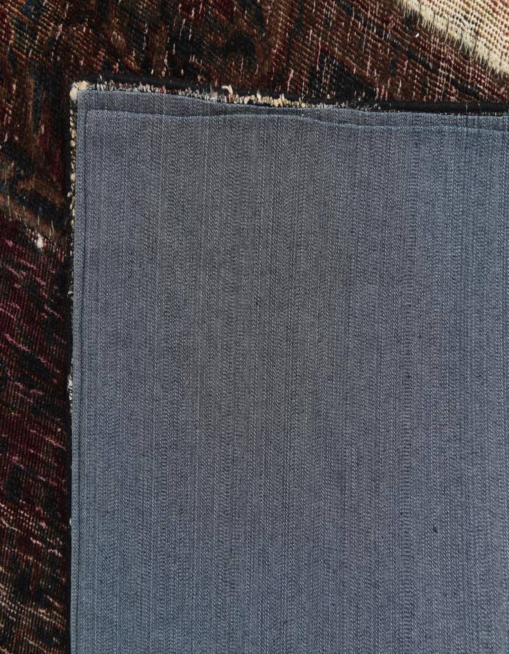 Detail image of  5' x 6' 8  Hand Knotted Ultra Vintage Persian Wool Rug