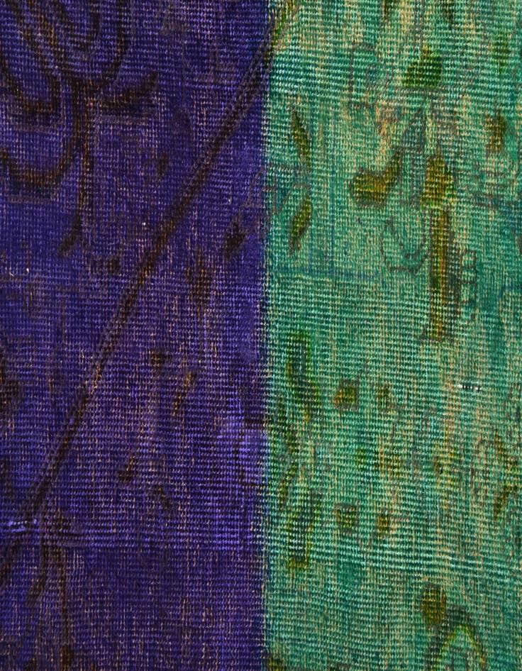 Detail image of  10' x 12' 6  Hand Knotted Ultra Vintage Persian Wool Rug