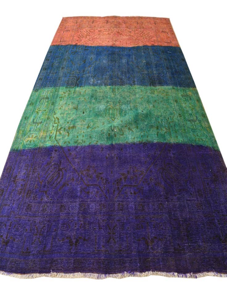 Detail image of  10' x 12' 6  Hand Knotted Ultra Vintage Persian Wool Rug