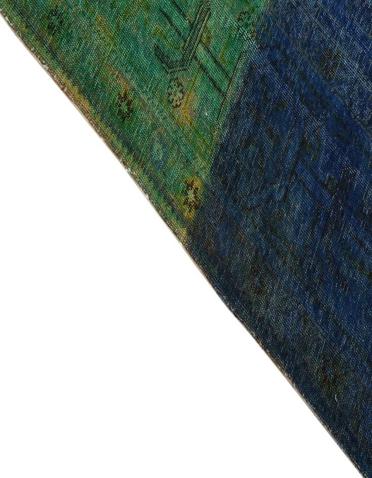 Detail image of  10' x 12' 6  Hand Knotted Ultra Vintage Persian Wool Rug