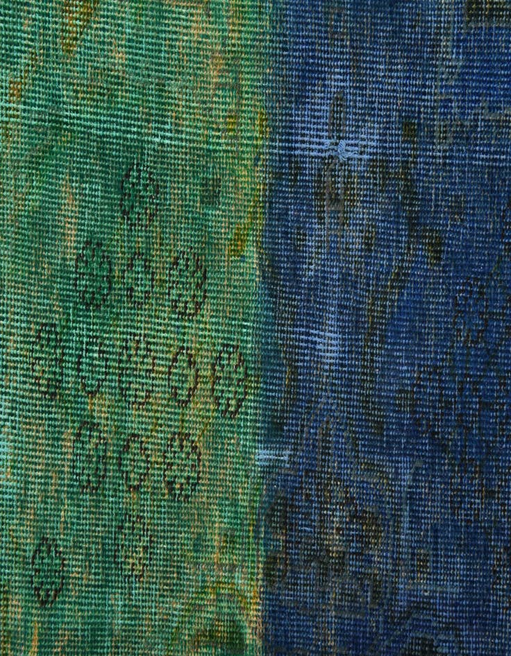 Detail image of  10' x 12' 6  Hand Knotted Ultra Vintage Persian Wool Rug