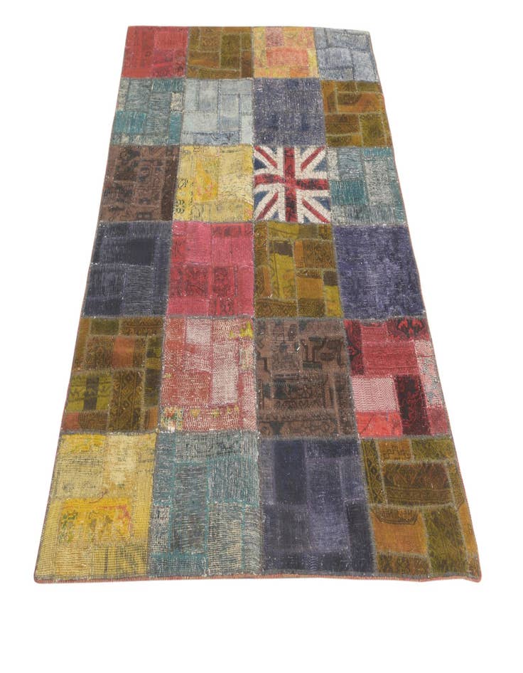 Detail image of  4' 2 x 6' 3  Hand Knotted Ultra Vintage Persian Wool Rug