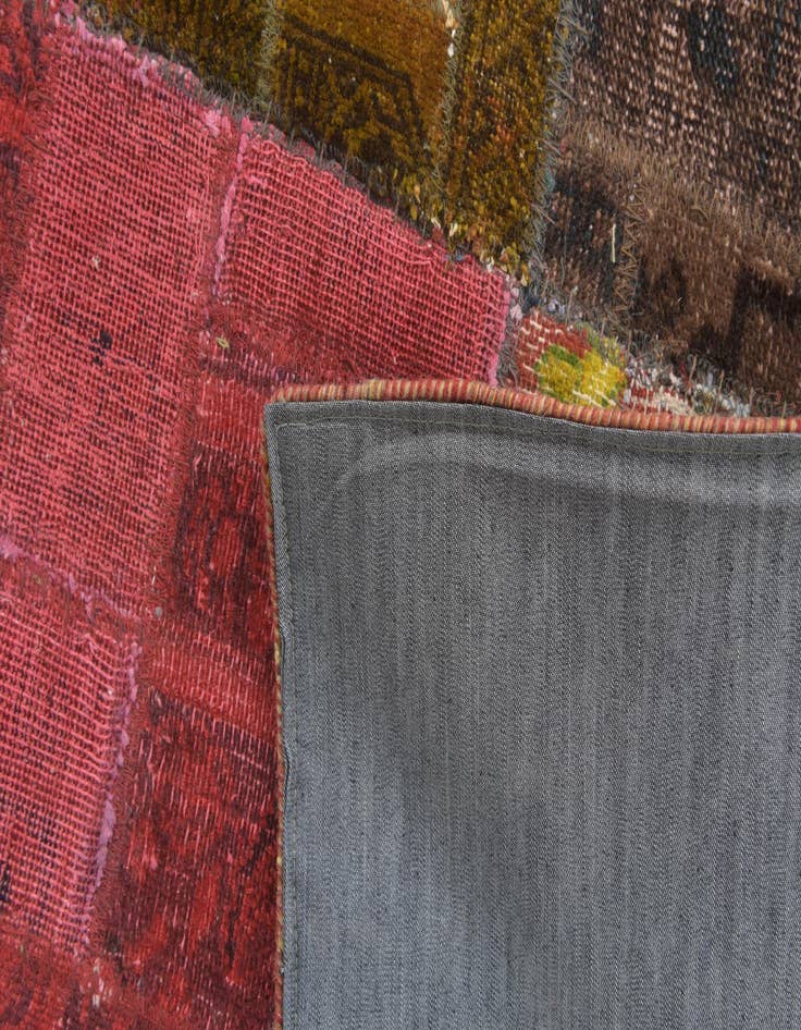 Detail image of  4' 2 x 6' 3  Hand Knotted Ultra Vintage Persian Wool Rug