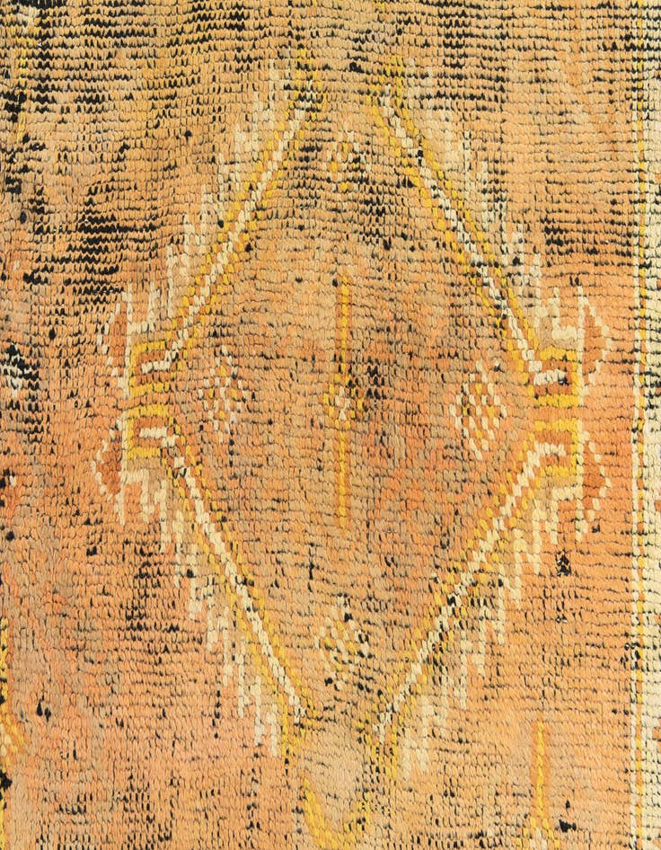 Detail image of  4' 8 x 7' 1  Hand Knotted Ultra Vintage Persian Wool Rug