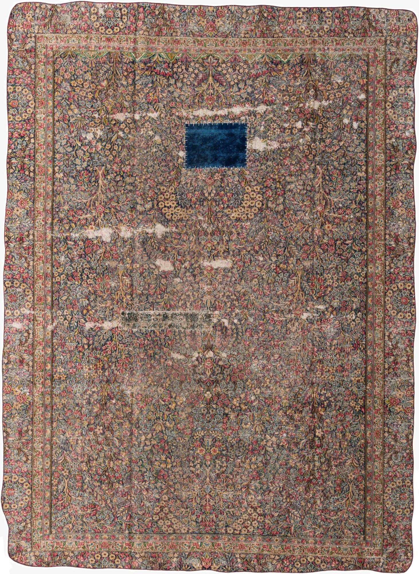  8' 5 x 11' 7  Hand Knotted Ultra Vintage Persian Wool Rug