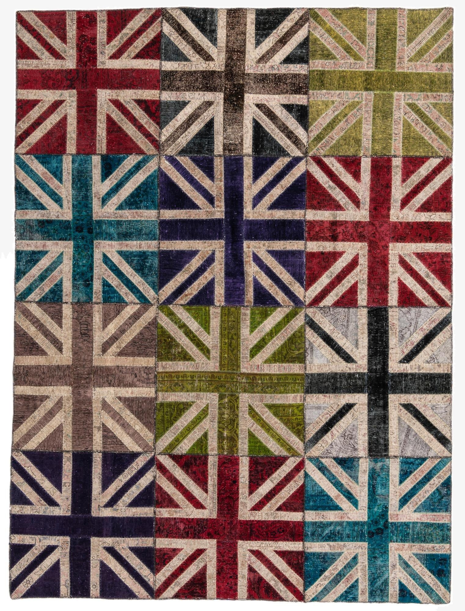  8' 5 x 11' 5  Hand Knotted Ultra Vintage Persian Wool Rug