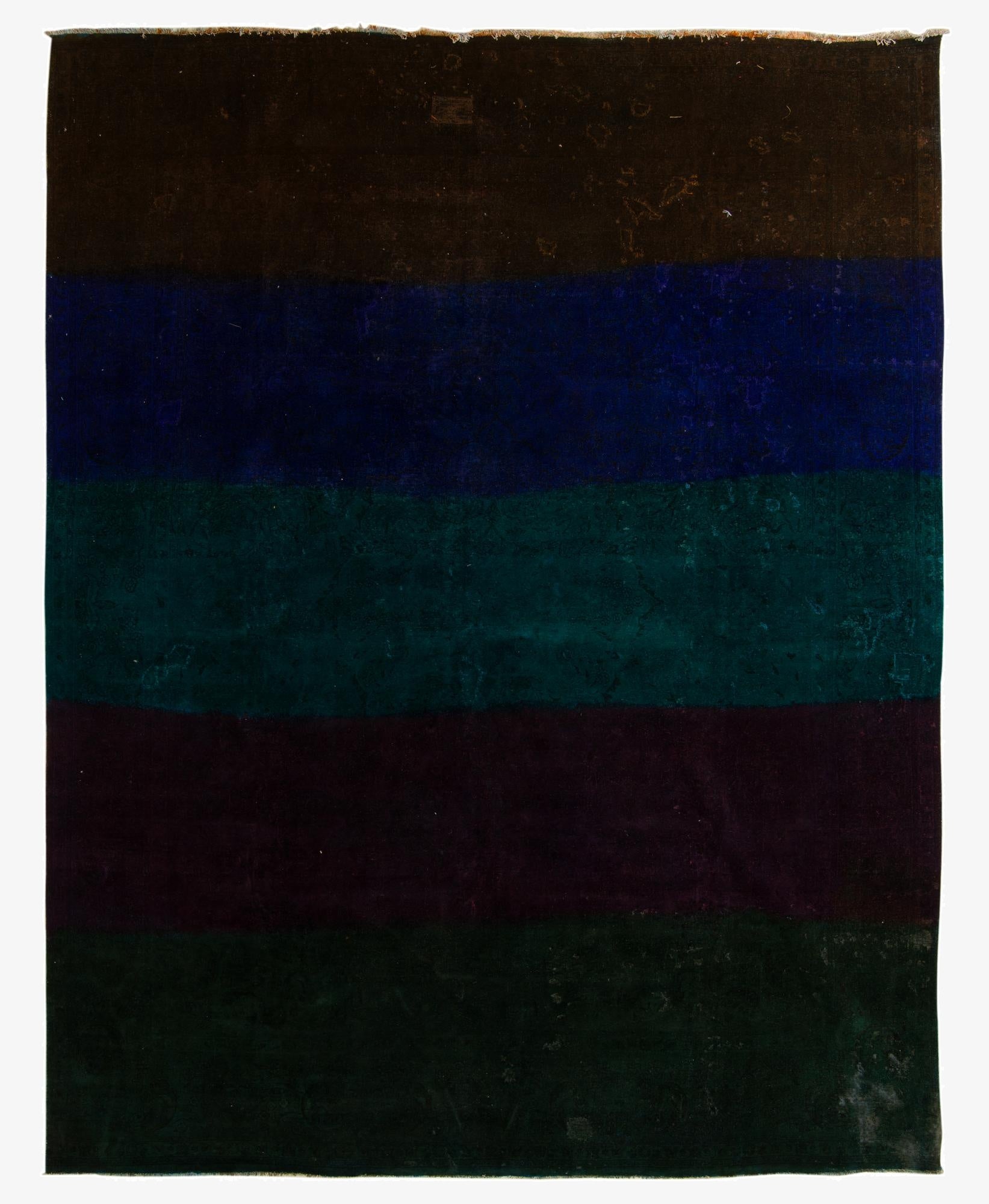  9' 9 x 12' 6  Hand Knotted Ultra Vintage Persian Wool Rug