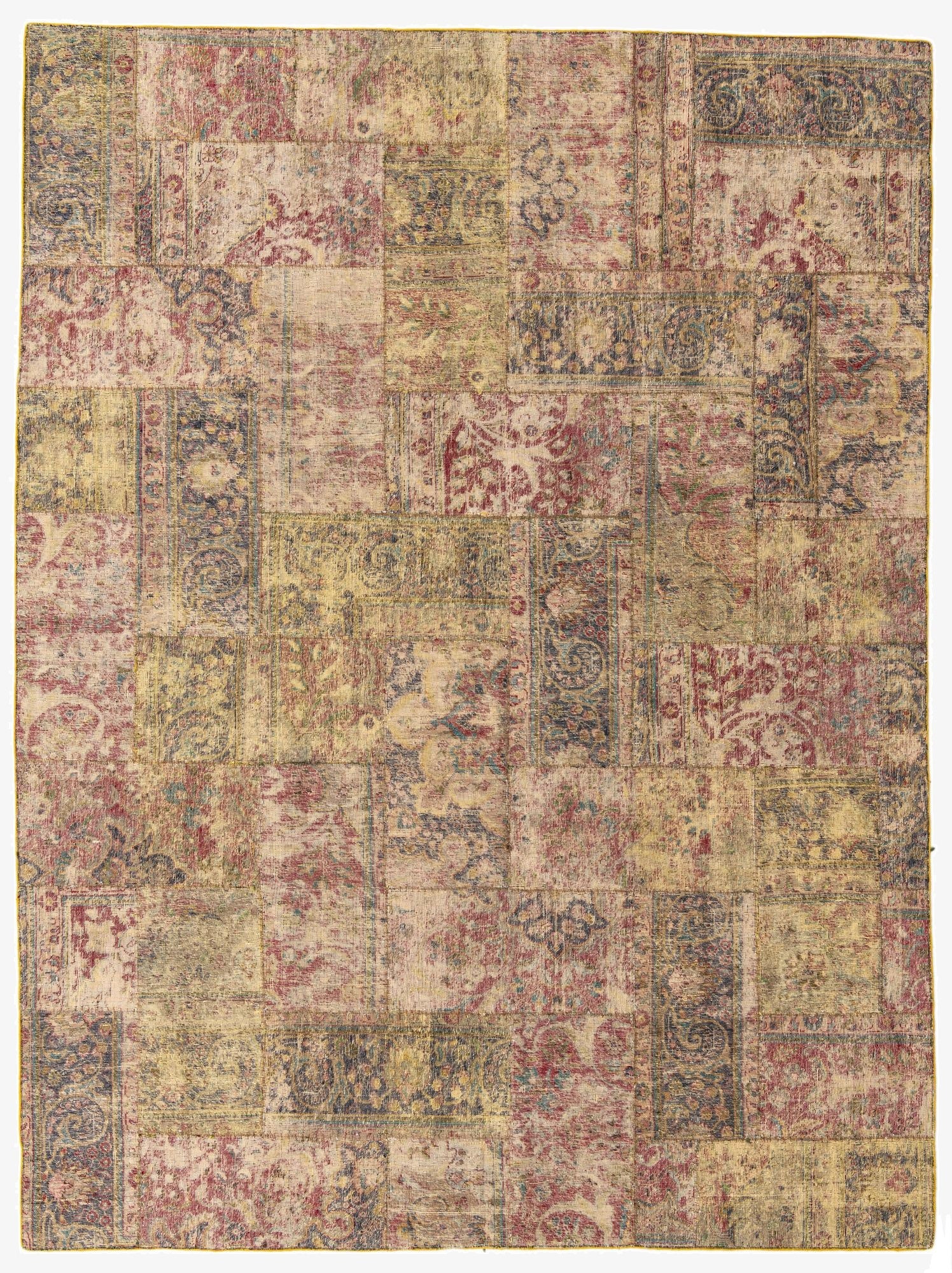  8' 6 x 11' 4  Hand Knotted Ultra Vintage Persian Wool Rug