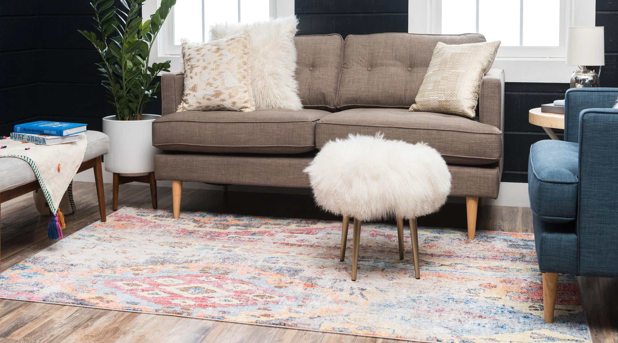 Multicolor 5' x 8' Vega Rug | Rugs.com