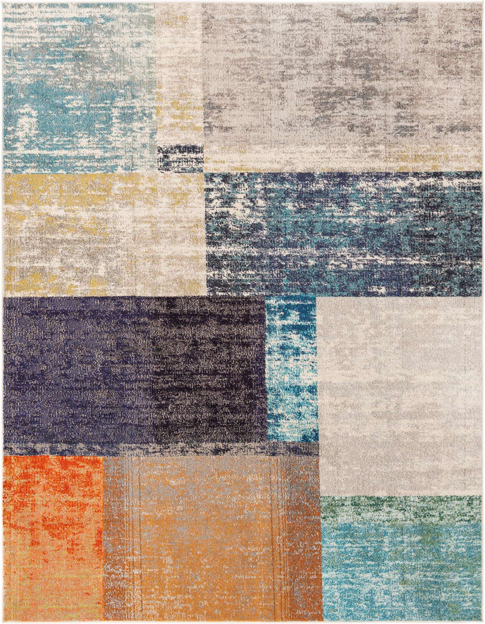 Primary image  7' 10 x 10'  Washable Vivid Rug