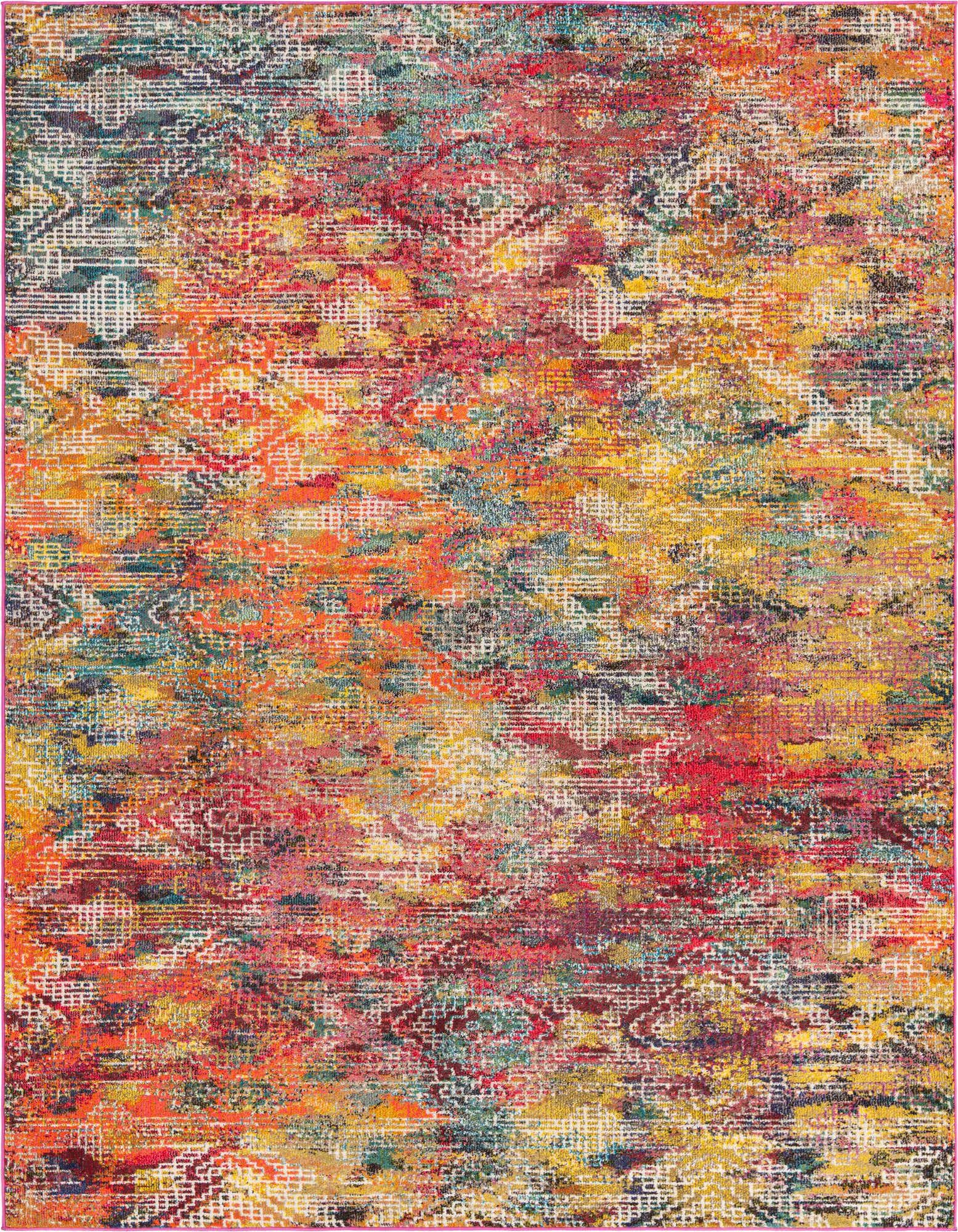 Primary image  7' 10 x 10'  Washable Vivid Rug