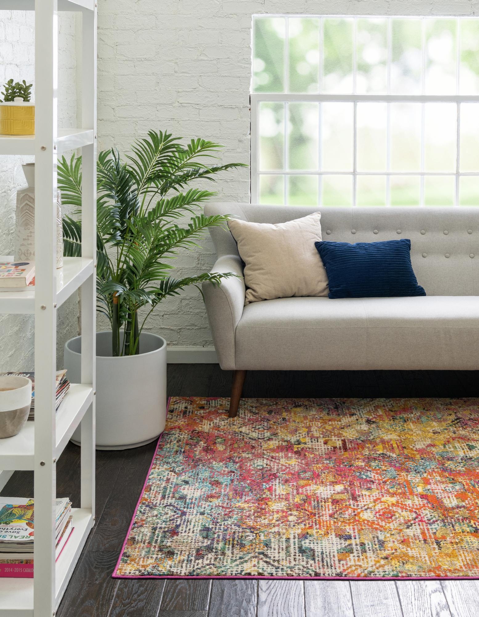 Multicolor 5' 3 x 8' Vivid Rug | Rugs.com