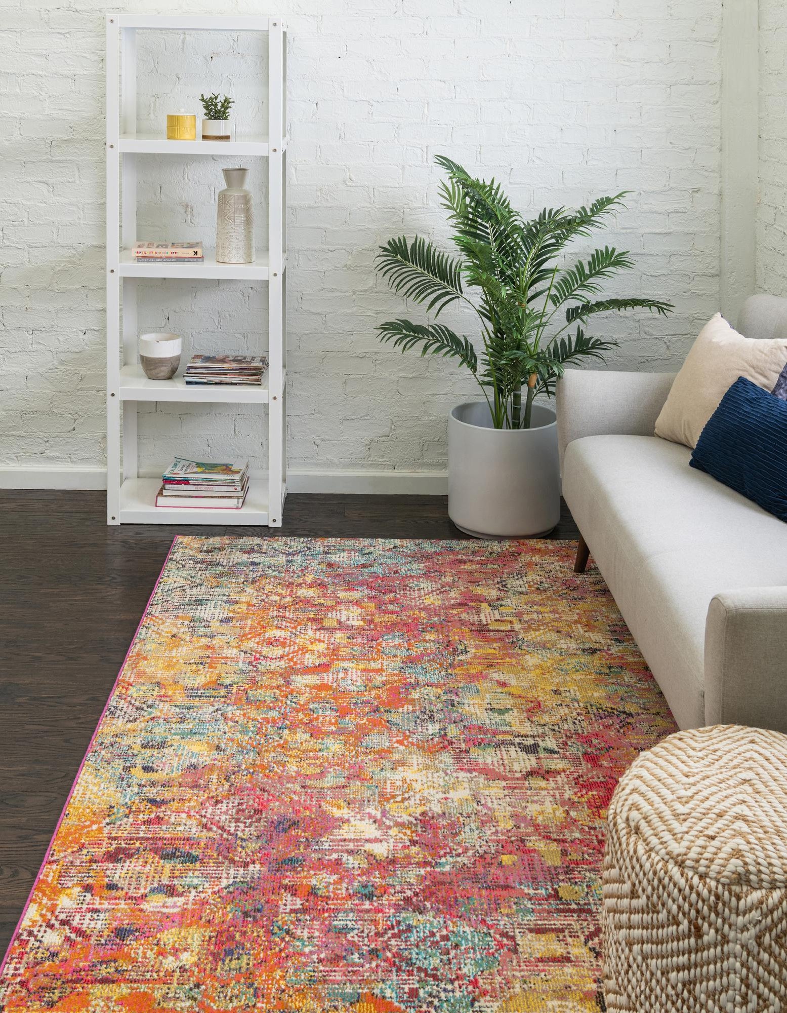 Multicolor 5' 3 x 8' Vivid Rug | Rugs.com
