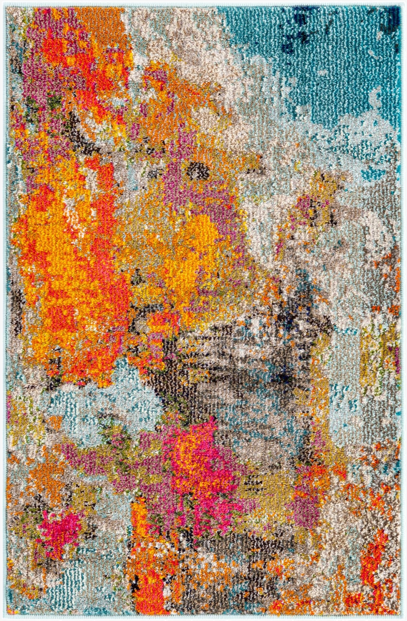 2' 2 x 3'  Washable Vivid Rug
