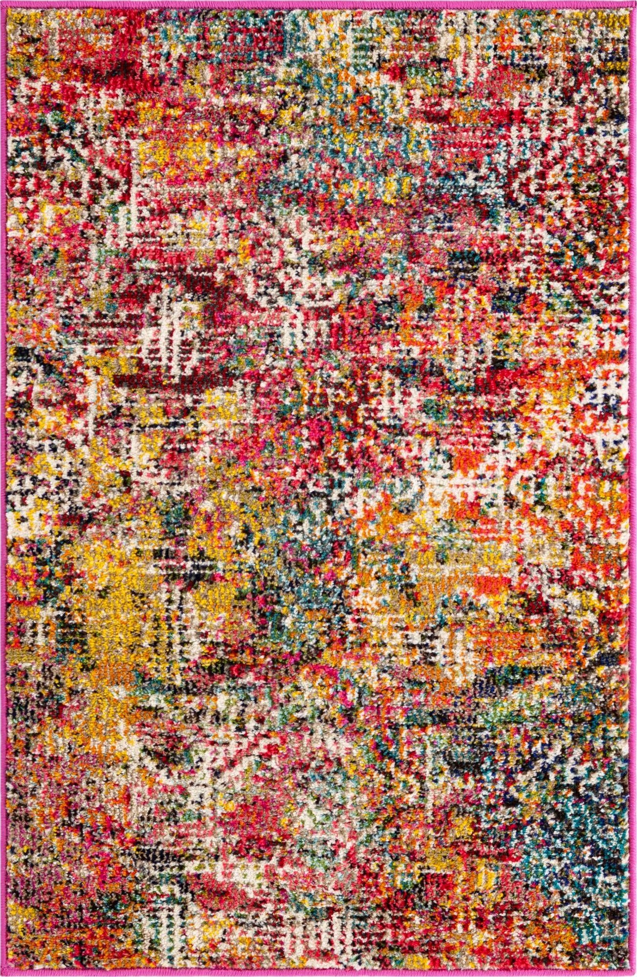  2' x 3'  Washable Vivid Rug