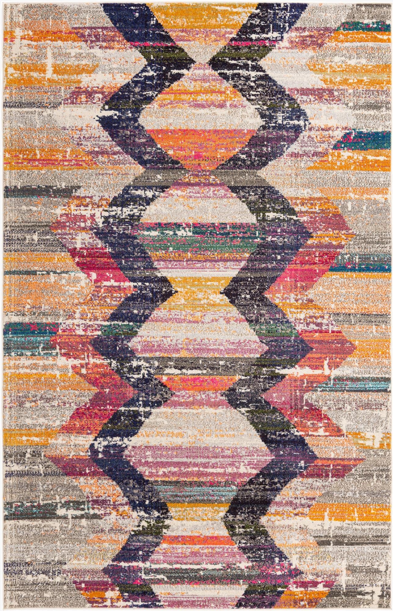  6' x 9'  Washable Vivid Rug