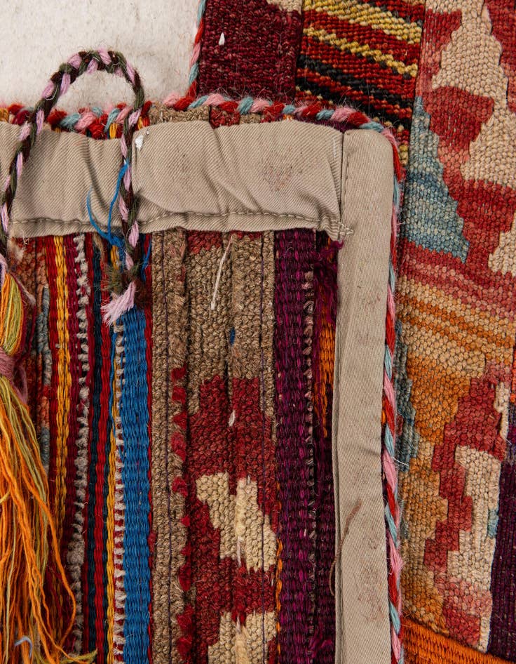 Detail image of  1' 8 x 4' 4  Hand Woven Wall Art Wool Rug