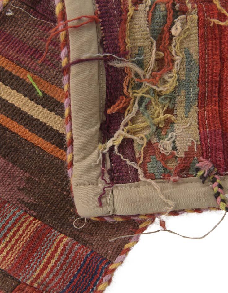 Detail image of  1' 8 x 4' 5  Hand Woven Wall Art Wool Rug