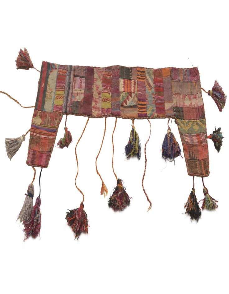 Detail image of  1' 9 x 4' 2  Hand Woven Wall Art Wool Rug