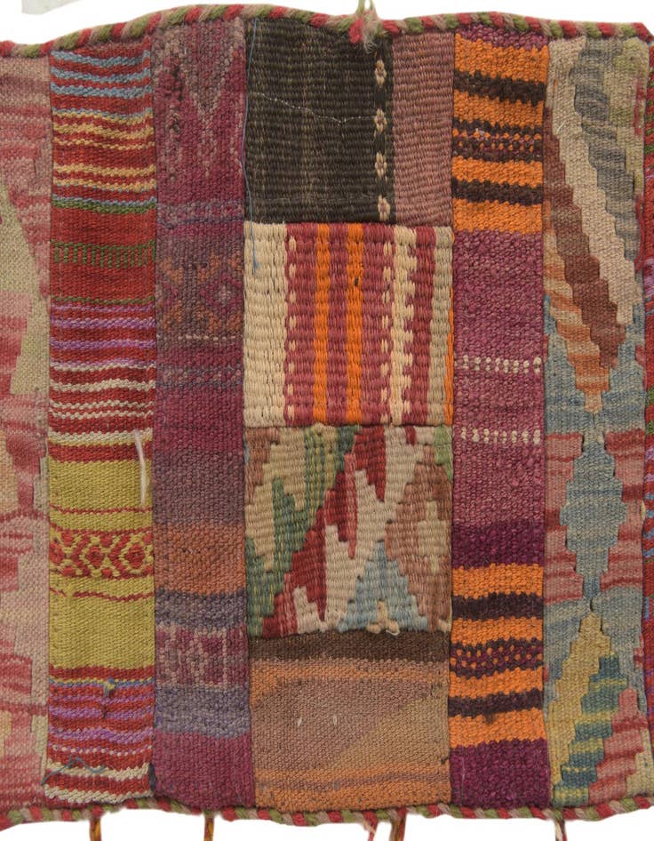 Detail image of  1' 9 x 4' 2  Hand Woven Wall Art Wool Rug