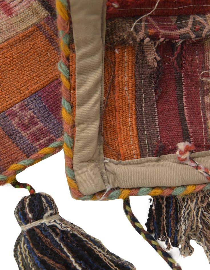 Detail image of 1' 8 x 4' 3 Hand Woven Wall Art Wool Rug