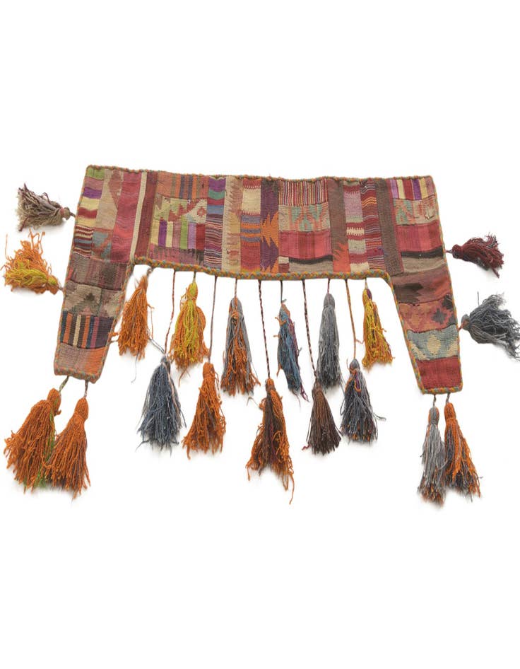 Detail image of  1' 8 x 4' 3  Hand Woven Wall Art Wool Rug