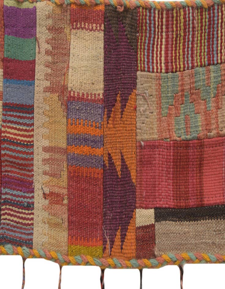 Detail image of  1' 8 x 4' 3  Hand Woven Wall Art Wool Rug