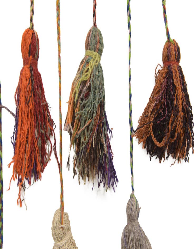 Detail image of  1' 8 x 4' 4  Hand Woven Wall Art Wool Rug