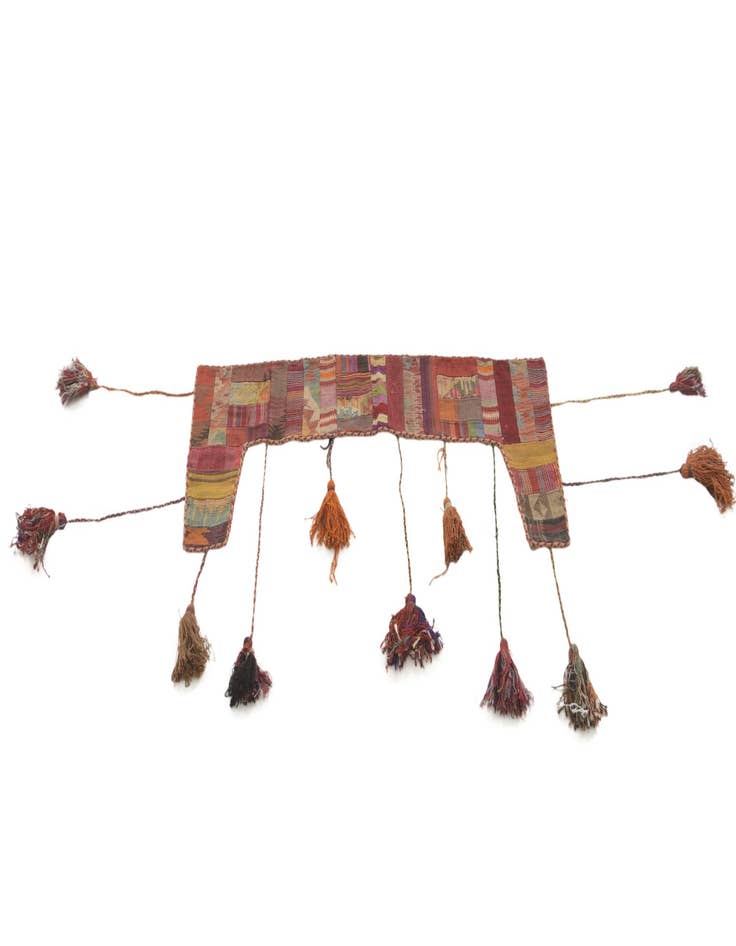 Detail image of  1' 8 x 4' 5  Hand Woven Wall Art Wool Rug