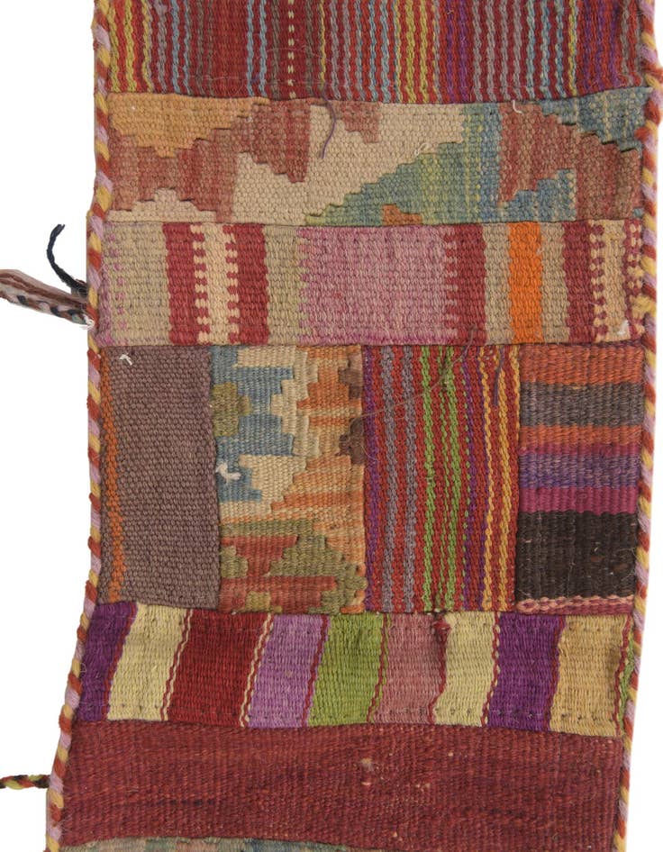 Detail image of  1' 8 x 4' 5  Hand Woven Wall Art Wool Rug