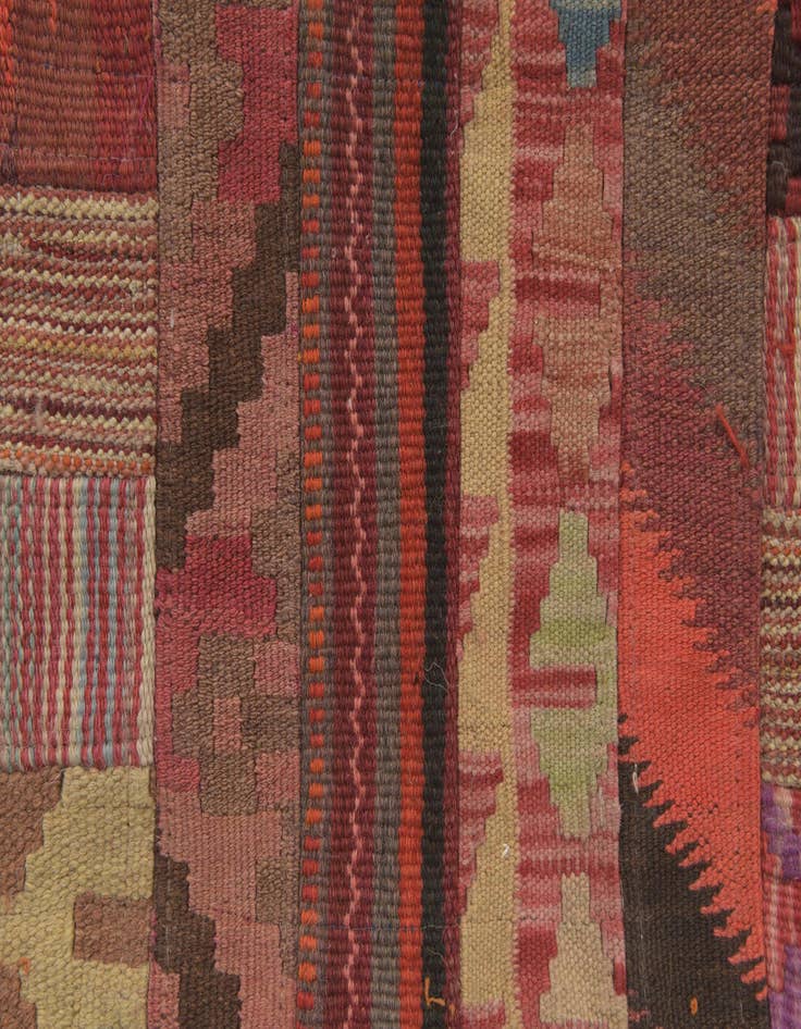 Detail image of  1' 9 x 4' 3  Hand Woven Wall Art Wool Rug