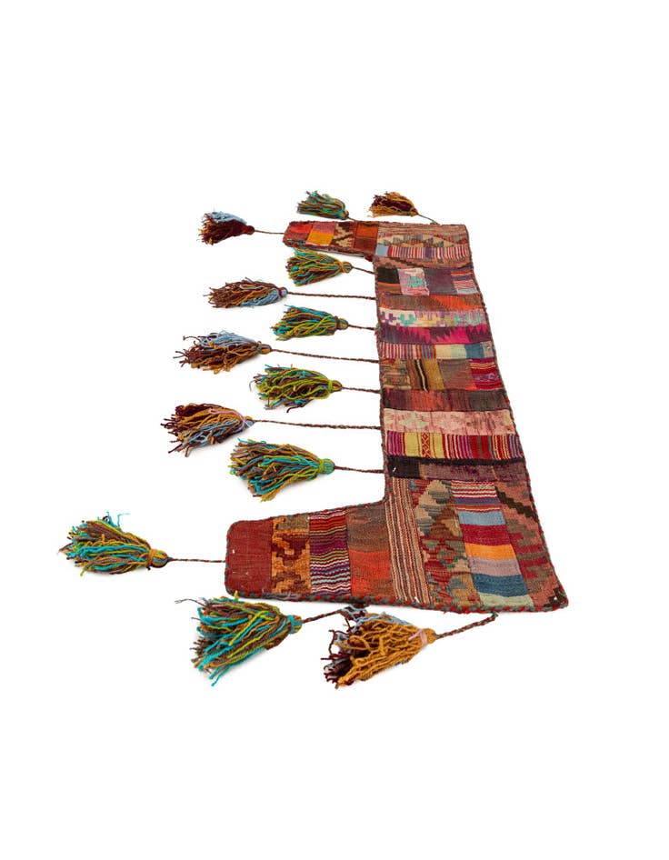 Detail image of  1' 9 x 4' 3  Hand Woven Wall Art Wool Rug